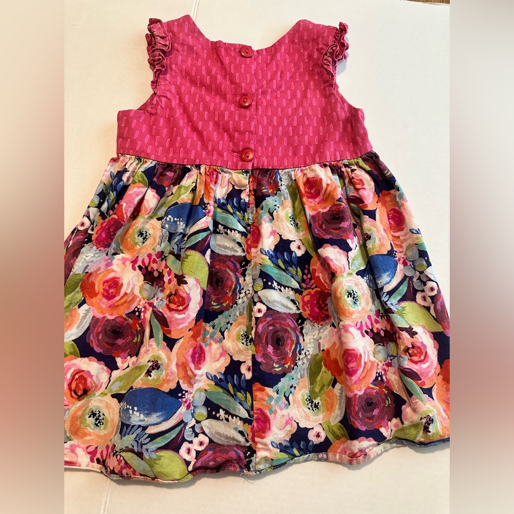 5T Ricrac & Ruffles Floral Dress - Picture 11 of 11